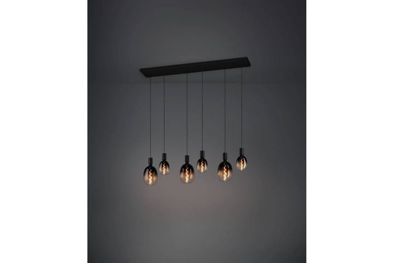Loftpendel Eglo Huebro Sort med 6 Lamper - Belysning - Lamper & indendørsbelysning - Loftlampe - Pendellamper & hængelamper