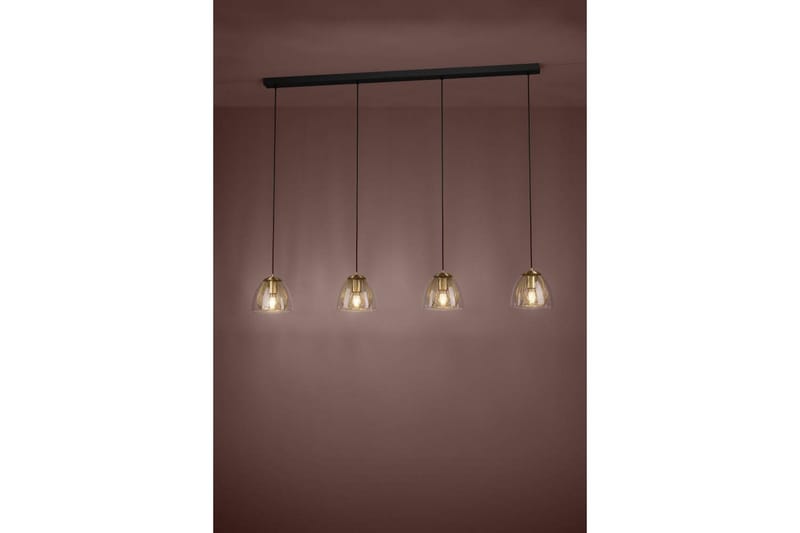 Loftpendel Eglo Jazminia Messing/Klar med 4 lamper - Belysning - Lamper & indendørsbelysning - Loftlampe - Pendellamper & hængelamper