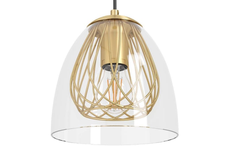 Loftpendel Eglo Jazminia Messing/Klar med 4 lamper - Belysning - Lamper & indendørsbelysning - Loftlampe - Pendellamper & hængelamper