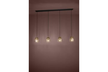 Loftpendel Eglo Jazminia Messing/Klar med 4 lamper - Belysning - Lamper & indendørsbelysning - Loftlampe - Pendellamper & hængelamper