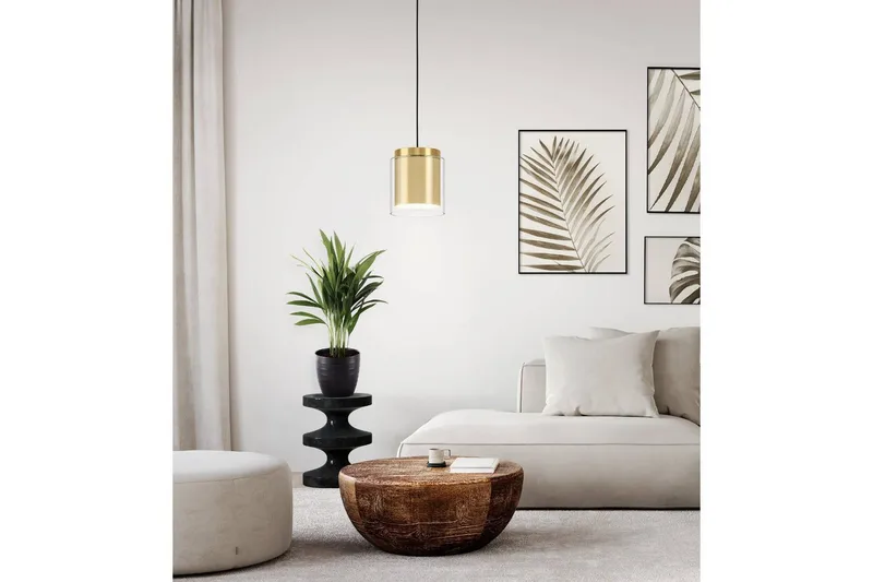 Loftpendel Eglo Lagunitas, Sort/Messing/Guld