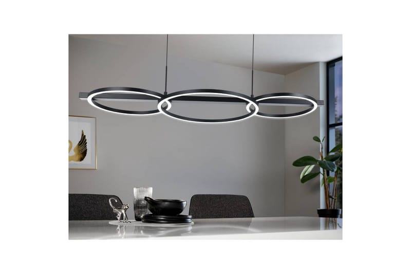 Loftpendel Eglo Lanacera Sort/Guld - Belysning - Lamper & indendørsbelysning - Loftlampe - Pendellamper & hængelamper