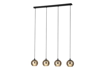 Loftpendel Eglo Lemorieta Sort/Guld med 4 Lamper - Belysning - Lamper & indendørsbelysning - Loftlampe - Pendellamper & hængelamper
