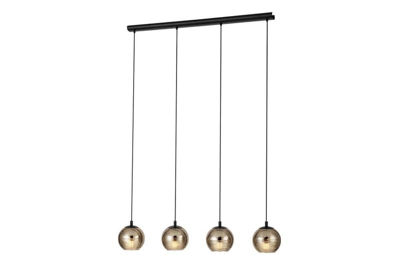 Loftpendel Eglo Lemorieta Sort/Guld med 4 Lamper - Belysning - Lamper & indendørsbelysning - Loftlampe - Pendellamper & hængelamper