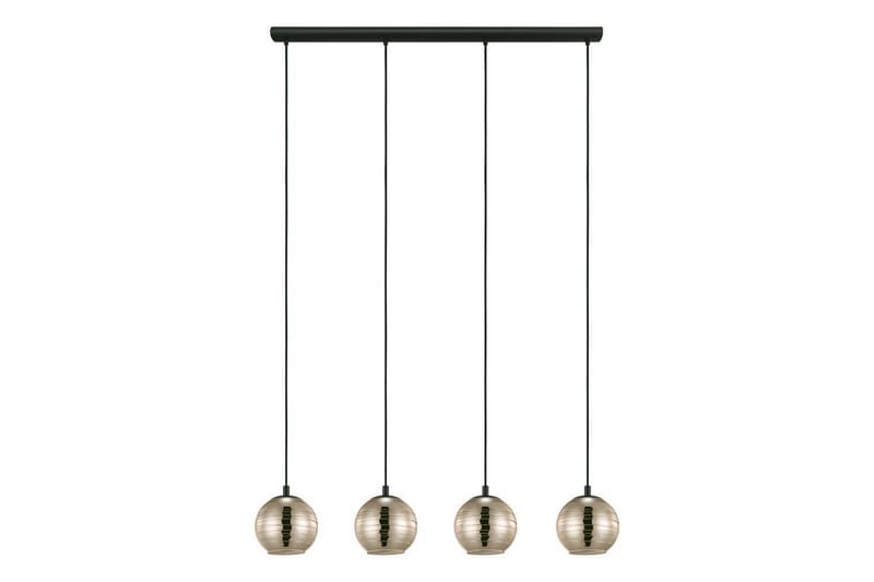 Loftpendel Eglo Lemorieta Sort/Guld med 4 Lamper - Belysning - Lamper & indendørsbelysning - Loftlampe - Pendellamper & hængelamper