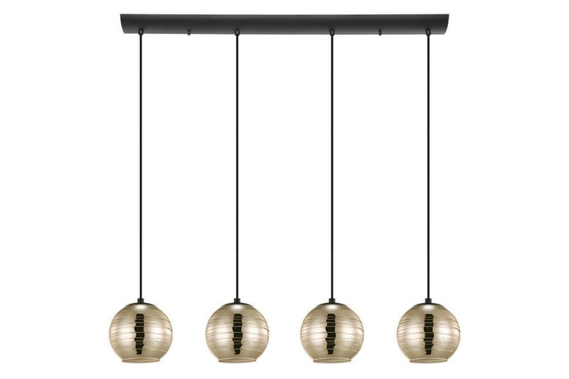 Loftpendel Eglo Lemorieta Sort/Guld med 4 Lamper, undefined