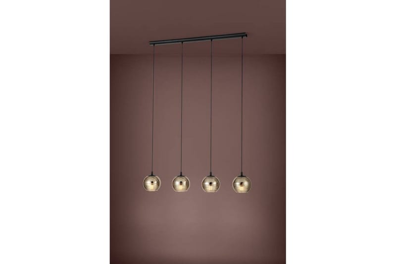 Loftpendel Eglo Lemorieta Sort/Guld med 4 Lamper - Belysning - Lamper & indendørsbelysning - Loftlampe - Pendellamper & hængelamper