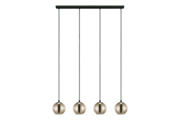 Loftpendel Eglo Lemorieta Sort/Guld med 4 Lamper - Belysning - Lamper & indendørsbelysning - Loftlampe - Pendellamper & hængelamper