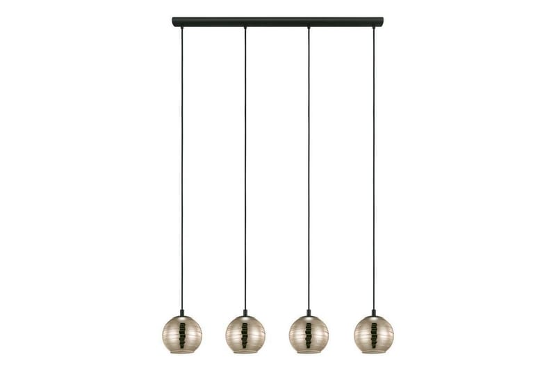 Loftpendel Eglo Lemorieta Sort/Guld med 4 Lamper - Belysning - Lamper & indendørsbelysning - Loftlampe - Pendellamper & hængelamper