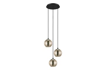 Loftpendel Eglo Lemorieta Sort/Guld Rundkreds med 3 Lamper - Belysning - Lamper & indendørsbelysning - Loftlampe - Pendellamper & hængelamper