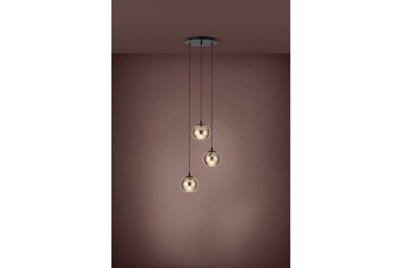 Loftpendel Eglo Lemorieta Sort/Guld Rundkreds med 3 Lamper - Belysning - Lamper & indendørsbelysning - Loftlampe - Pendellamper & hængelamper