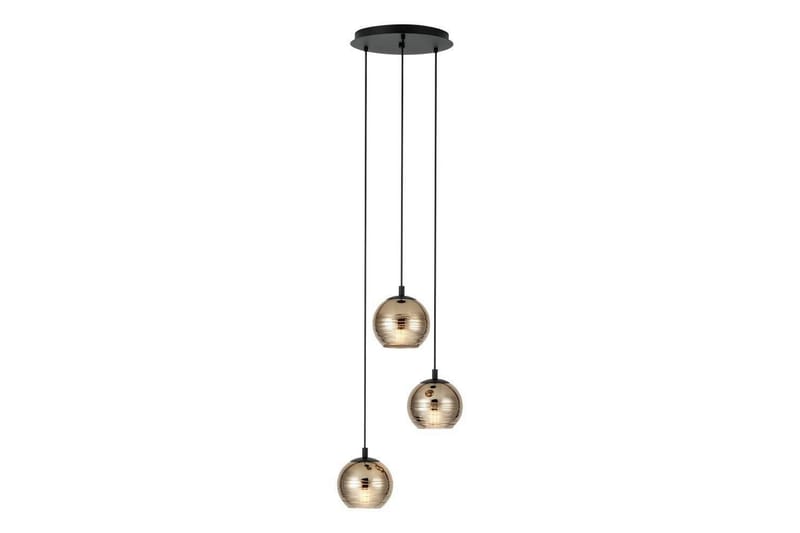 Loftpendel Eglo Lemorieta Sort/Guld Rundkreds med 3 Lamper - Belysning - Lamper & indendørsbelysning - Loftlampe - Pendellamper & hængelamper
