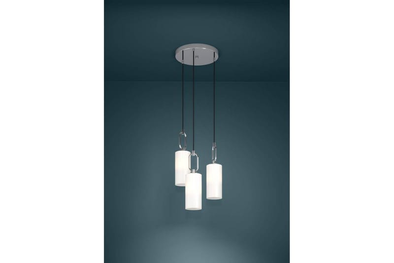 Loftpendel Eglo Majana Opalhvid/Krom Rundel med 3 Lamper - Belysning - Lamper & indendørsbelysning - Loftlampe - Pendellamper & hængelamper