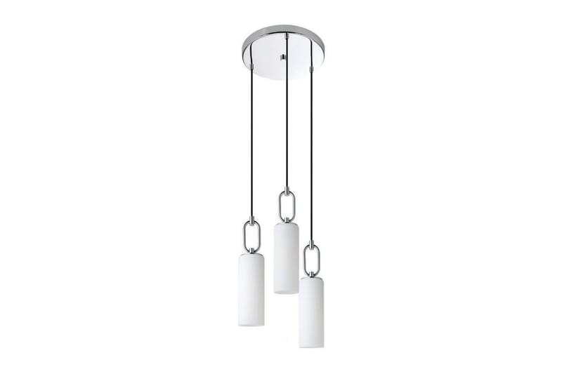 Loftpendel Eglo Majana Opalhvid/Krom Rundel med 3 Lamper - Belysning - Lamper & indendørsbelysning - Loftlampe - Pendellamper & hængelamper