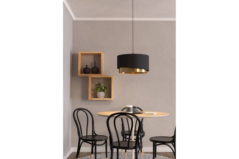 Loftpendel Eglo Manderline Sort/Messing 45 cm - 45 cm - Belysning - Lamper & indendørsbelysning - Loftlampe - Pendellamper & hængelamper