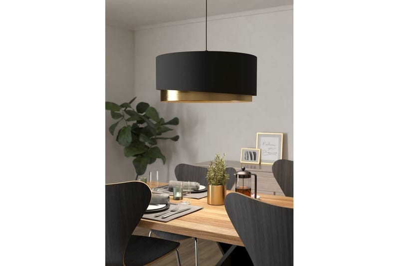 Loftpendel Eglo Manderline Sort/Messing 56 cm - 56 cm - Belysning - Lamper & indendørsbelysning - Loftlampe - Pendellamper & hængelamper