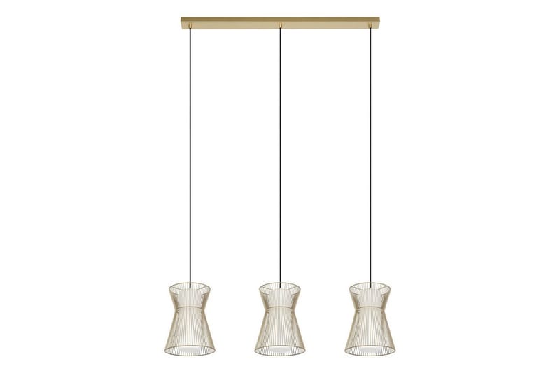 Loftpendel Eglo Maseta med 3 Lyskilder Guldfarvet Hvid - Hvid/Guld - Belysning - Lamper & indendørsbelysning - Loftlampe - Pendellamper & hængelamper
