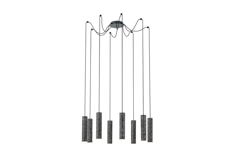 Loftpendel Eglo Mentalona Antracit Terrazzo med 8 Lamper - Belysning - Lamper & indendørsbelysning - Loftlampe - Pendellamper & hængelamper