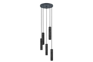 Loftpendel Eglo Mentalona Antracit Terrazzo Rundel med 5 Lamper - Belysning - Lamper & indendørsbelysning - Loftlampe - Pendellamper & hængelamper