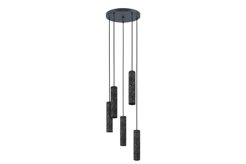 Loftpendel Eglo Mentalona Antracit Terrazzo Rundel med 5 Lamper - Belysning - Lamper & indendørsbelysning - Loftlampe - Pendellamper & hængelamper