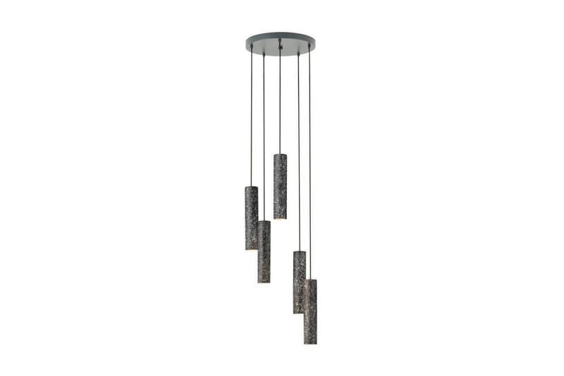 Loftpendel Eglo Mentalona Antracit Terrazzo Rundel med 5 Lamper - Belysning - Lamper & indendørsbelysning - Loftlampe - Pendellamper & hængelamper