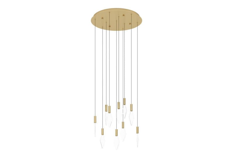 Loftpendel Eglo Mirador Messing/Guld med 10 Lamper - Belysning - Lamper & indendørsbelysning - Loftlampe - Pendellamper & hængelamper