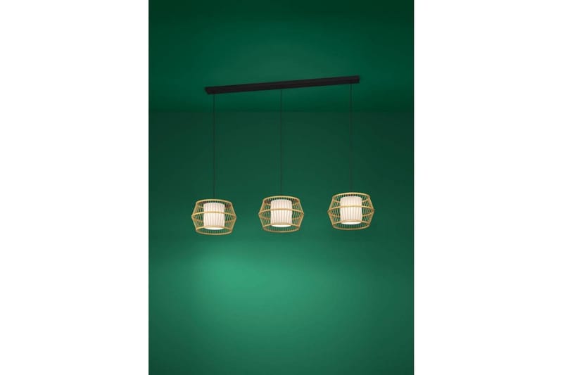 Loftpendel Eglo Monterroso Natur med 3 Lamper - Belysning - Lamper & indendørsbelysning - Loftlampe - Pendellamper & hængelamper