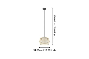 Loftpendel Eglo Monterroso Natur - Belysning - Lamper & indendørsbelysning - Loftlampe - Pendellamper & hængelamper