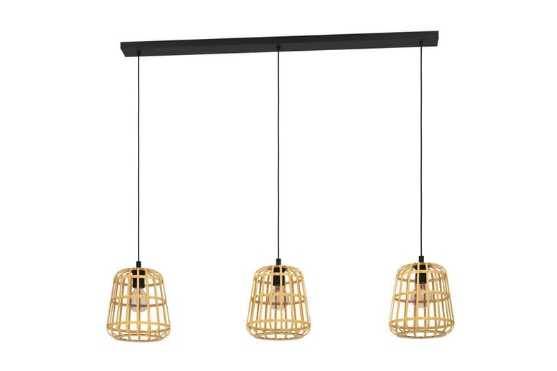 Loftpendel Eglo Montezuelo Træ med 3 Lamper - Belysning - Lamper & indendørsbelysning - Loftlampe - Pendellamper & hængelamper