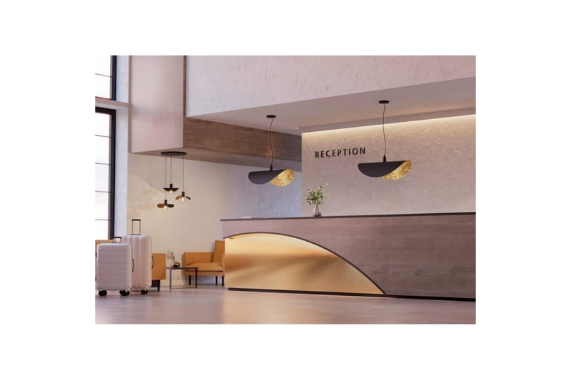 Loftpendel Eglo Saceda Sort/Guld 55x200 cm - Belysning - Lamper & indendørsbelysning - Loftlampe - Pendellamper & hængelamper