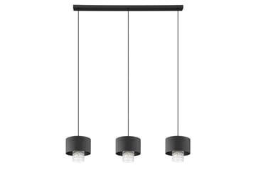 Loftpendel Eglo Sapuara Sort Krystal med 3 Lamper - Belysning - Lamper & indendørsbelysning - Loftlampe - Pendellamper & hængelamper