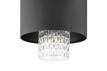 Loftpendel Eglo Sapuara Sort Krystal med 3 Lamper - Belysning - Lamper & indendørsbelysning - Loftlampe - Pendellamper & hængelamper