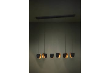 Loftpendel Eglo Serenara Sort/Guld med 6 Lamper - Belysning - Lamper & indendørsbelysning - Loftlampe - Pendellamper & hængelamper