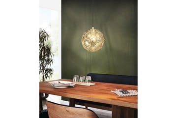 Loftpendel Eglo Skoura Rund Messing 30 cm - 30 cm - Belysning - Lamper & indendørsbelysning - Loftlampe - Pendellamper & hængelamper