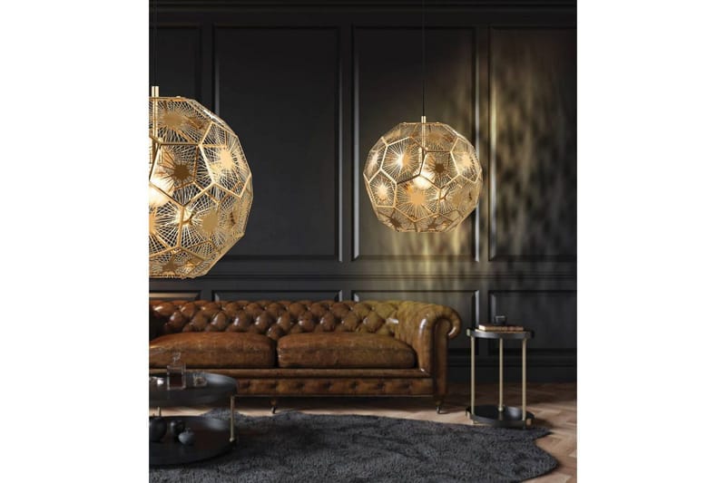 Loftpendel Eglo Skoura Rund Messing 30 cm - 30 cm - Belysning - Lamper & indendørsbelysning - Loftlampe - Pendellamper & hængelamper