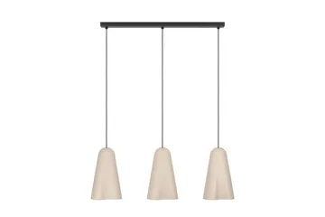 Loftpendel Eglo Tolleric Sand/Sort med 3 Lamper - Belysning - Lamper & indendørsbelysning - Loftlampe - Pendellamper & hængelamper