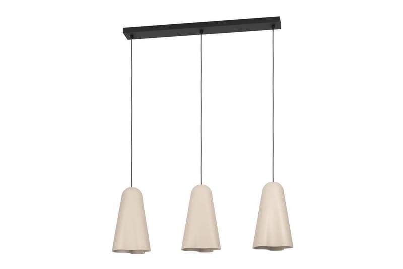 Loftpendel Eglo Tolleric Sand/Sort med 3 Lamper - Belysning - Lamper & indendørsbelysning - Loftlampe - Pendellamper & hængelamper