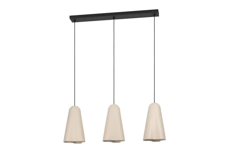 Loftpendel Eglo Tolleric Sand/Sort med 3 Lamper, undefined