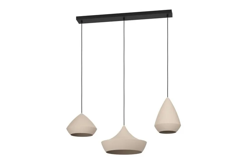 Loftpendel Eglo Torremolinos Sand/Sort med 3 Lamper, undefined
