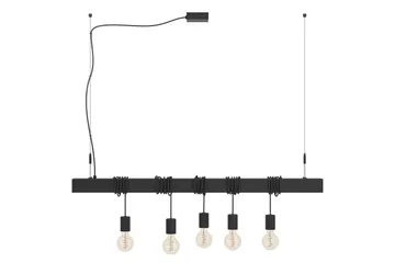 Loftpendel Eglo Townshend-B Sort 5 Lamper - 5 Lamper - Belysning - Lamper & indendørsbelysning - Loftlampe - Pendellamper & hængelamper
