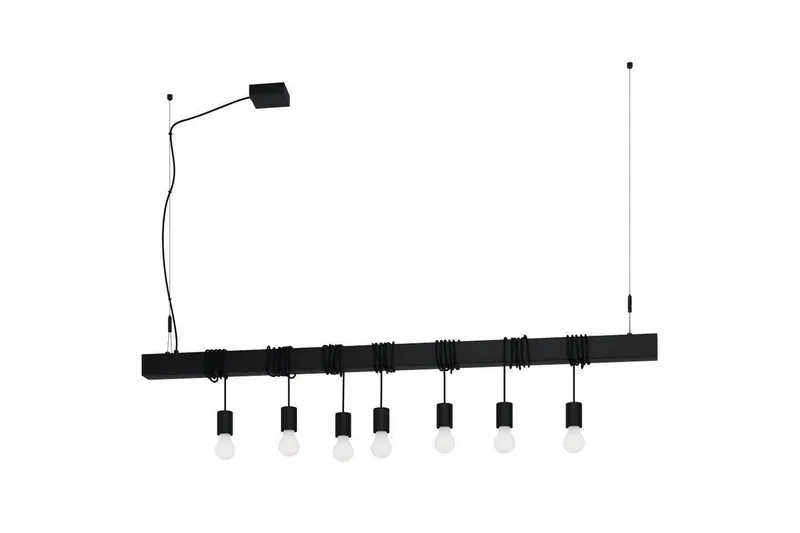 Loftpendel Eglo Townshend-B Sort 7 Lamper, 7 Lamper