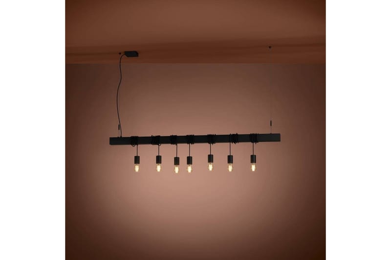 Loftpendel Eglo Townshend-B Sort 7 Lamper - 7 Lamper - Belysning - Lamper & indendørsbelysning - Loftlampe - Pendellamper & hængelamper