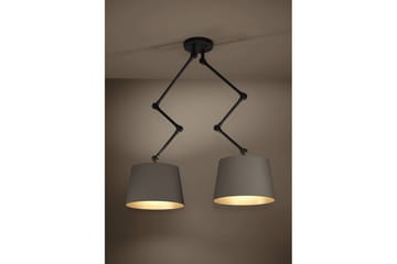 Loftpendel Eglo Pistunio Cappuccino/Messing/Sort med 2 Lamper - Belysning - Lamper & indendørsbelysning - Loftlampe - Pendellamper & hængelamper