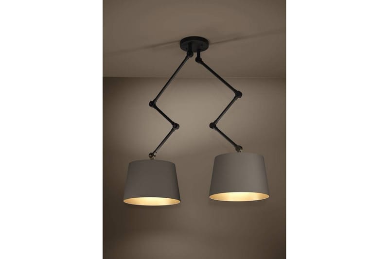 Loftpendel Eglo Pistunio Cappuccino/Messing/Sort med 2 Lamper - Belysning - Lamper & indendørsbelysning - Loftlampe - Pendellamper & hængelamper