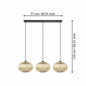 Loftslampe Amsfield med 3 Lamper - 26 cm - Belysning - Lamper & indendørsbelysning - Loftlampe - Pendellamper & hængelamper