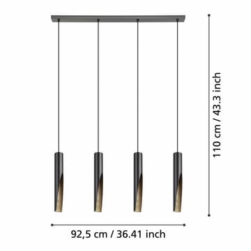 Loftslampe Barbotto med 4 lamper - 6 cm - Belysning - Lamper & indendørsbelysning - Loftlampe - Pendellamper & hængelamper
