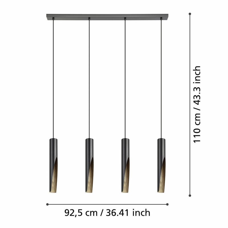 Loftslampe Barbotto med 4 lamper - 6 cm - Belysning - Lamper & indendørsbelysning - Loftlampe - Pendellamper & hængelamper