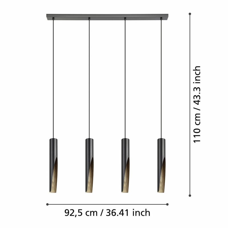 Loftslampe Barbotto med 4 lamper - 6 cm - Belysning - Lamper & indendørsbelysning - Loftlampe - Pendellamper & hængelamper
