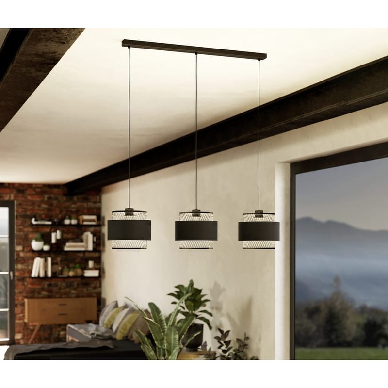 Loftslampe Bazely med 3 lamper - 23 cm - Belysning - Lamper & indendørsbelysning - Loftlampe - Pendellamper & hængelamper