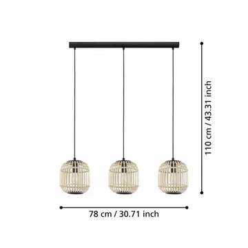 Loftslampe Bordesley - 21 cm - Belysning - Lamper & indendørsbelysning - Loftlampe - Pendellamper & hængelamper